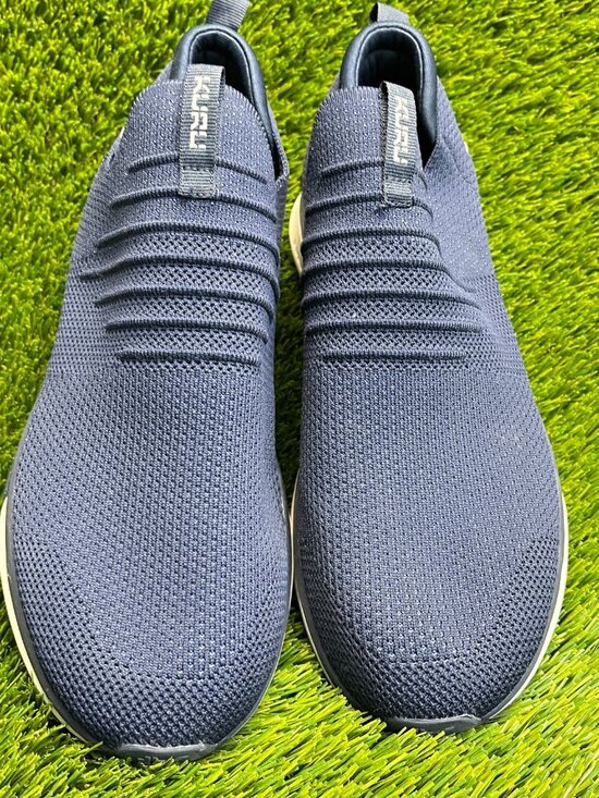 Kuru Atom Mens Size 9.5 Blue White Athletic Walking Slip On Shoes Sneakers main image 10